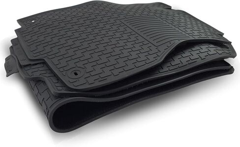 Custom-fit for 2023-2026 Honda Pilot Premium All-Weather Rubber Floor Mats Front and 2nd & 3rd Row Seat Liner Set Heavy Duty Set (Black) in Kuwait