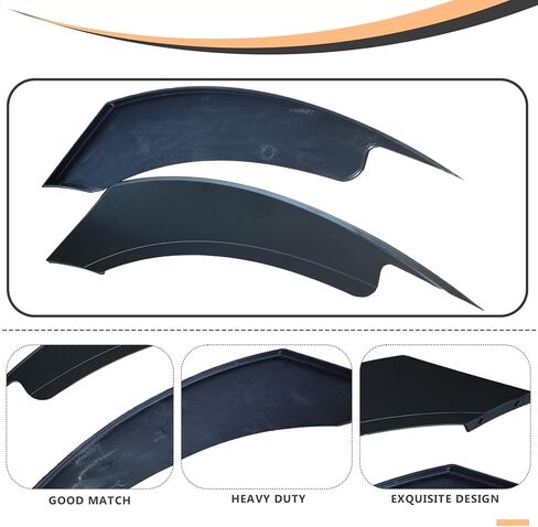 Front Bumper Vent Winglets Compatible with 2018-2022 Ford Mustang GT Ecoboost Accessories Modern Style Fog Light Lamp Splitters Canard Trim Cover 2 Pcs (Matte Black) in Kuwait