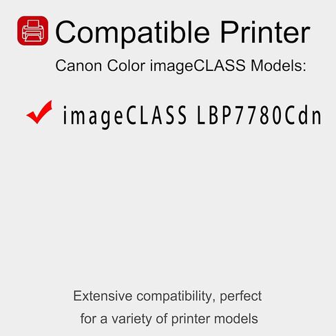 2 عبوة 332 6262B012 خرطوشة حبر سماوي: متوافقة مع CRG 332 6262B012 بديلة لطابعة Canon Color imageCLASS LBP7780Cdn in Kuwait