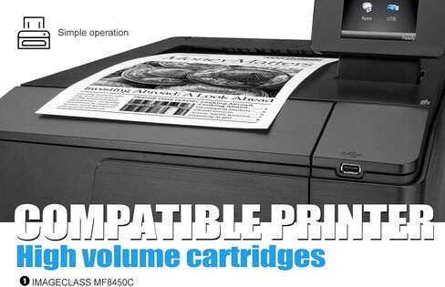 1 Pack 117 Magenta Toner Cartridge, Compatible for Canon 117 Toner Replacement for imageCLASS MF8450c Printer in Kuwait