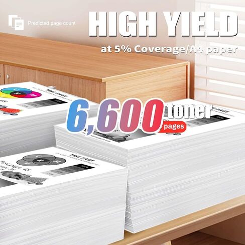 1 Pack 117 Magenta Toner Cartridge, Compatible for Canon 117 Toner Replacement for imageCLASS MF8450c Printer in Kuwait