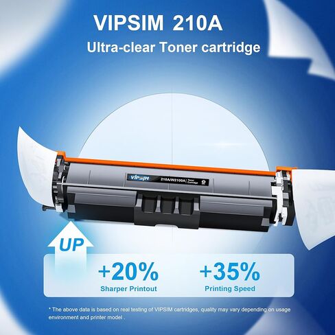 خراطيش حبر 210A - بديل حبر 4301FDW لخراطيش حبر HP Color LaserJet Pro MFP 4301fdw المتوافقة مع طابعات HP 210A 210X W2100A 4301 4201dw 4201dn 4301fdn، 4 عبوات مع رقاقة in Kuwait