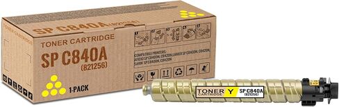 1 Pack SP C840A Yellow Toner Cartridge | Replacement for Ricoh SP C840A Work with Aficio SP C840DN C842DN Lanier SP C840DN C842DN Savin SP C840DN C842DN | 821256 in Kuwait
