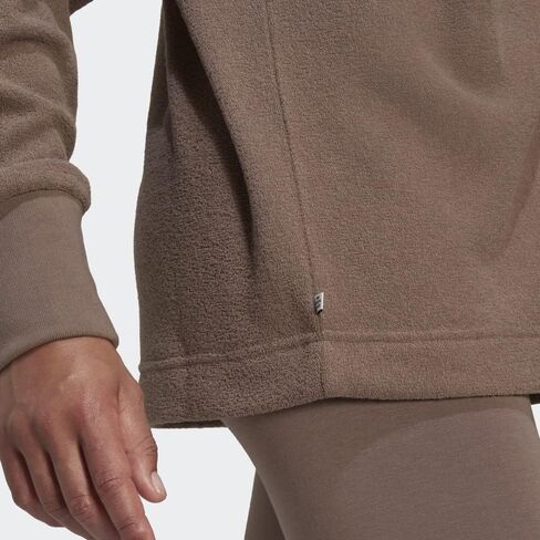 سترة صوفية نسائية من adidas Originals Winterease، بني فاتح، مقاس صغير in Saudi Arabia