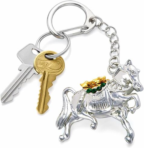 Betterdecor Feng Shui 2026 Zodiac Tribute Horse Keychain Key Ring Handbag Hanging Gift in Saudi Arabia