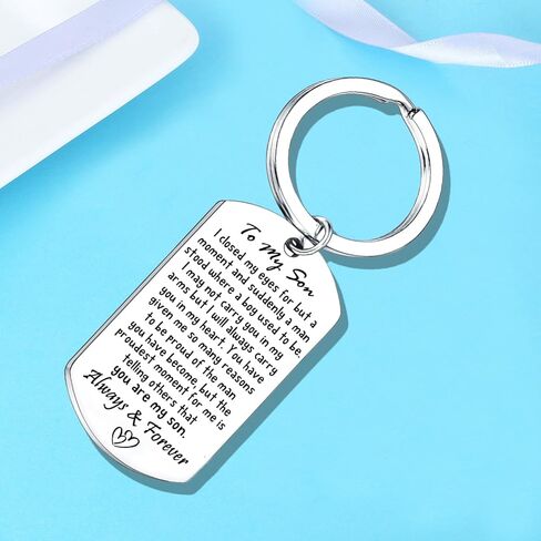 Son Gifts Inspirational Keyring From Mum Dad Christmas Birthday For Son Graduation Gifts From Mum Dad in Saudi Arabia