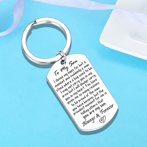 Son Gifts Inspirational Keyring From Mum Dad Christmas Birthday For Son Graduation Gifts From Mum Dad in Saudi Arabia