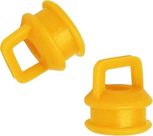 2PCS Transmission Shift Cable Link Bushings, Heat-resistant Anti-aging Shift Lever Sleeve Repair Kit, OEM #14104 15276979 15823112, Compatible with Chevy, Buick, GMC, RAM, Dodge (Orange) in Kuwait