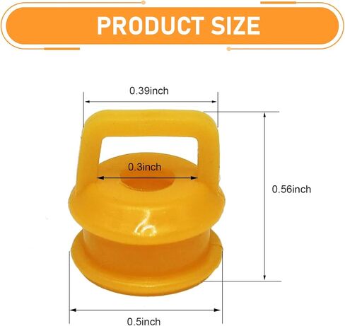 2PCS Transmission Shift Cable Link Bushings, Heat-resistant Anti-aging Shift Lever Sleeve Repair Kit, OEM #14104 15276979 15823112, Compatible with Chevy, Buick, GMC, RAM, Dodge (Orange) in Kuwait