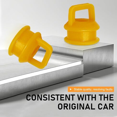 2PCS Transmission Shift Cable Link Bushings, Heat-resistant Anti-aging Shift Lever Sleeve Repair Kit, OEM #14104 15276979 15823112, Compatible with Chevy, Buick, GMC, RAM, Dodge (Orange) in Kuwait