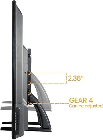 قاعدة حامل تلفزيون سطح المكتب لتلفزيون LCD/LED/بلازما 14-42 بوصة، وأرجل حامل التلفزيون لحامل شاشة الشاشة in Kuwait