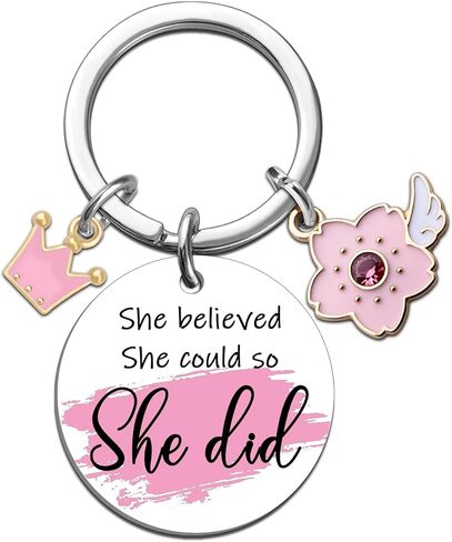 Inspirational Keychain Encouragement Gifts for Women Motivational Uplifting Gift for Friends Daughter Sister Thankgiving Christmas Gift Ideas Positive Affirmation Keyring in Kuwait