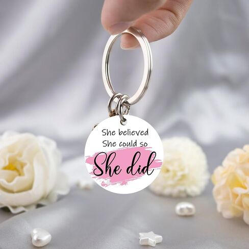 Inspirational Keychain Encouragement Gifts for Women Motivational Uplifting Gift for Friends Daughter Sister Thankgiving Christmas Gift Ideas Positive Affirmation Keyring in Kuwait