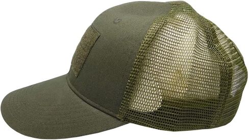 Trade Winds Olive Green Drab Operator Operators Tactical Patch Mesh Trucker Adjustable Embroidered Baseball Cap Hat in Saudi Arabia