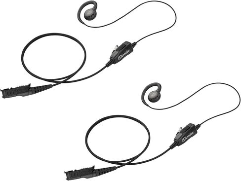 BSE12-AX C-Shape Swivel Style Earpiece Headset for Motorola Radio XPR3300 XPR3500e DEP8050 Elite in Saudi Arabia
