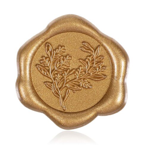 30 قطعة من ملصقات ختم الشمع الذهبي، ملصقات ختم الشمع ذاتية اللصق العتيقة، باقة زهور كلاسيكية لدعوة الزفاف على شكل مغلف لتغليف الهدايا وسجل القصاصات in Kuwait