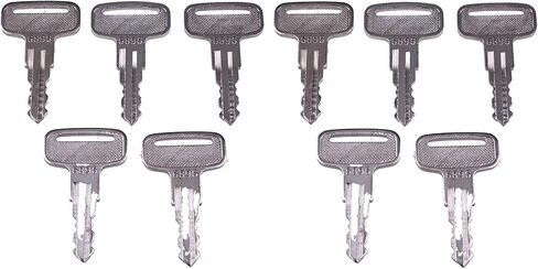10PCS Ignition Keys 160431 0160431 Compatible with Manitou Clarke Linde Polaris Landpride Zero Wacker Neuson in Kuwait
