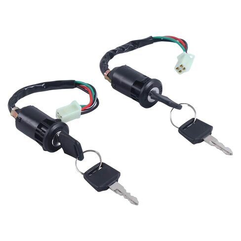 2X Ignition Key Switches for Hawk 110 TaoTao Coolster Sunl Baja Roketa Apollo Kymco and More 4-Wheeler Chinese ATV Dirt Pit Bike Quad Go Kart Moped Scooter 50cc 70cc 90cc 110cc 125cc in Kuwait