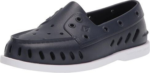 Sperry womens Authentic Original Float Boat Shoe, Black, 7 US in Saudi Arabia