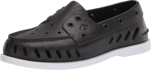 Sperry womens Authentic Original Float Boat Shoe, Black, 7 US in Saudi Arabia