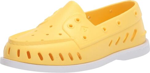 Sperry womens Authentic Original Float Boat Shoe, Black, 7 US in Saudi Arabia