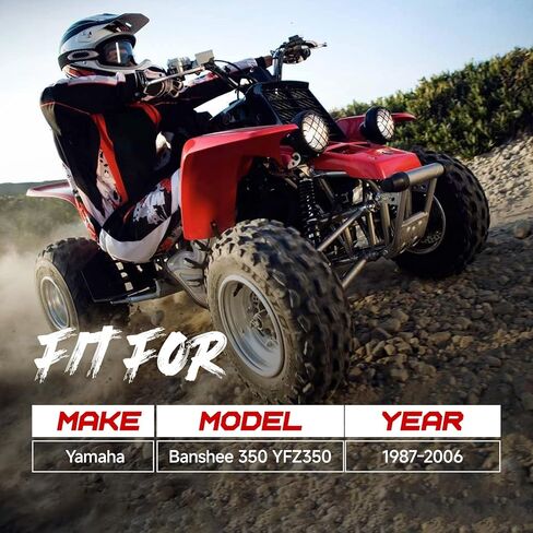 Front & Rear Fenders Plastic Body, Fit for 1987-2006 Yamaha Banshee 350 (YFZ350) Plastic Kit, OE 2GU-W2151-E0-00, 2GUW2151E000 Fender Fares (Red) in Kuwait