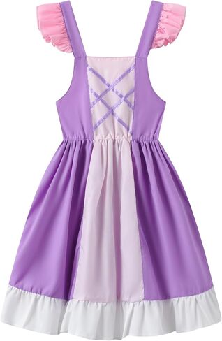 Princess Rapunzel Tangled Birthday Dress Photos Gift Costume Cosplay Toddler Outfit in Kuwait