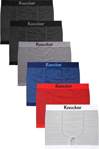 6 pk Men's Seamless Athletic Compression Boxer Briefs Underwear One Size-MS008 in Kuwait