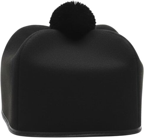 Vaulted Skulls & Co Priest Hat | Clergy Hat | Priest Cap | Permafelt Priests Beret | Holy Man Cap | Priests Costume Accessories | Clergy Caps for Men & Women | Church Costume Hats | Black | One Size in Kuwait