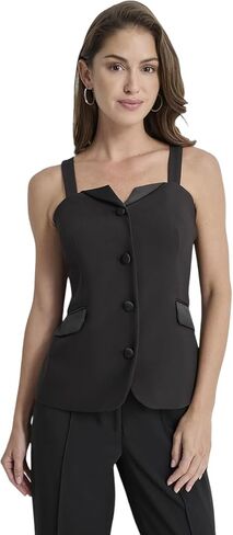 DKNY Women's Formal Formal Button Down Bustier Jacket Top in Saudi Arabia