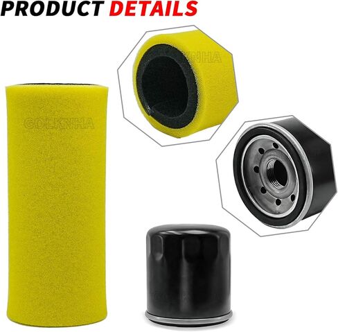 Air Filter Foam & Oil Filter & Fuel Filter Kit for Yamaha UTV Rhino 450 YXR450 2006-2009, Rhino 660 YXR660 2004-2007 YXR 450 660 in Saudi Arabia