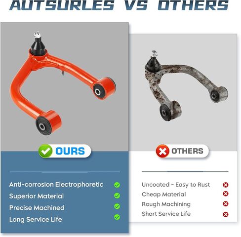 Front Upper Control Arms with Ball Joint for Toyota Tundra 2007-2021, for Toyota Sequoia 2008-2022, Adaption 2-4" Lift Suspension Kit Adjustable Control Arm, Replacement Factory Suspension Arms 2 PCS in Saudi Arabia