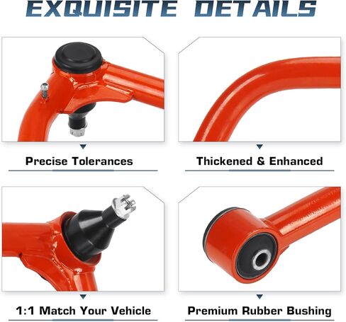 Front Upper Control Arms with Ball Joint for Toyota Tundra 2007-2021, for Toyota Sequoia 2008-2022, Adaption 2-4" Lift Suspension Kit Adjustable Control Arm, Replacement Factory Suspension Arms 2 PCS in Saudi Arabia