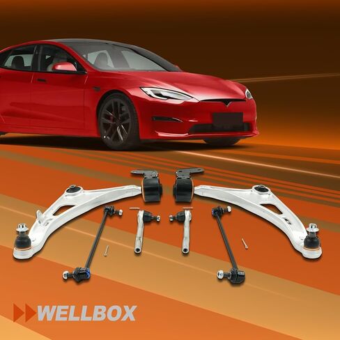 6 PCs Lower Control Arm With Ball Joint Sway Bar Outer Tie Rod for 2014-2020 Acura MDX K623549, K623548, K750678, K750679, ES801204, ES801205. in Saudi Arabia