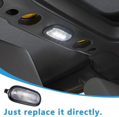 Dome Light with Lens & Bulbs for Rear Overhead Roof Parts Compatible with 2011-2018 Jeep Wrangler JK JKU Interior Map Reading Light Accessories LED Replaces 5KQ79DX9AC in Kuwait