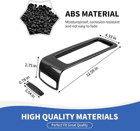 Carbon Fiber Center Console Armrest Box Storage Trim Cover Compatible with Chevy Silverado/Suburban/Avalanche/Tahoe/GMC Yukon/GMC Sierra 2007-2013 in Saudi Arabia