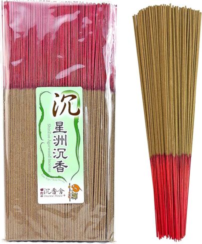 I H INCENSE HOUSE+ – ShinZuo Agarwood Joss Incense Sticks 30cm, 300g (Approx. 380–420 Slim & Low Smoke Fine Sticks) – Traditional Taiwanese Bamboo-Core Incense for Rituals, Prayer & Daily Use (1) in Saudi Arabia