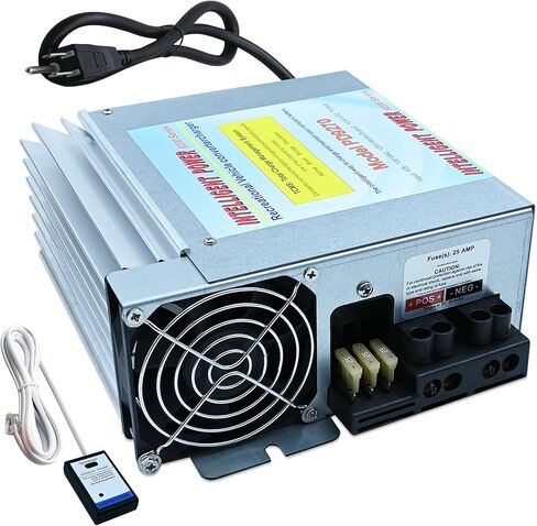 شاحن محول الطاقة PD9270 70A RV | استبدال مباشر لسلسلة PD9270C وInteli-Power PD9200| شحن البطارية تلقائيًا على 3 مراحل| محول طاقة من 120 فولت إلى 13.6 فولت in Kuwait