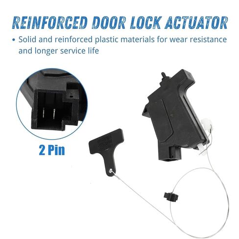 Fuel Door Lock Actuator 81590-B8000 Compatible with Hyundai Santa Fe 2013–2018, for Santa Fe XL 2019 – Gas Filler Door Opener with Release Cable, 2-Pin Plug Style in Saudi Arabia