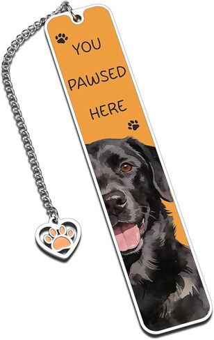 Black Lab Gifts for Women Men, Labrador Retriever Dog Lover Gifts for Women Labrador Owners, Cute Black Labradors Retriever Bookmarks for Girls Woman, Black Dog Themed Best Gift for Book Lovers Girls in Saudi Arabia