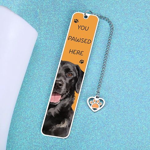 Black Lab Gifts for Women Men, Labrador Retriever Dog Lover Gifts for Women Labrador Owners, Cute Black Labradors Retriever Bookmarks for Girls Woman, Black Dog Themed Best Gift for Book Lovers Girls in Saudi Arabia