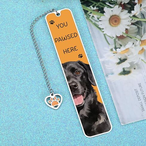 Black Lab Gifts for Women Men, Labrador Retriever Dog Lover Gifts for Women Labrador Owners, Cute Black Labradors Retriever Bookmarks for Girls Woman, Black Dog Themed Best Gift for Book Lovers Girls in Saudi Arabia