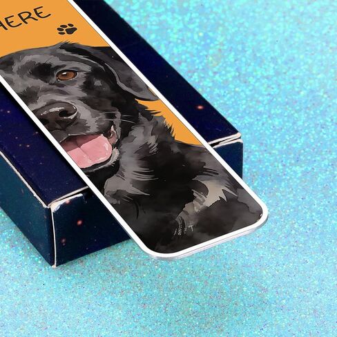 Black Lab Gifts for Women Men, Labrador Retriever Dog Lover Gifts for Women Labrador Owners, Cute Black Labradors Retriever Bookmarks for Girls Woman, Black Dog Themed Best Gift for Book Lovers Girls in Saudi Arabia