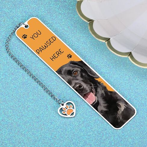 Black Lab Gifts for Women Men, Labrador Retriever Dog Lover Gifts for Women Labrador Owners, Cute Black Labradors Retriever Bookmarks for Girls Woman, Black Dog Themed Best Gift for Book Lovers Girls in Saudi Arabia