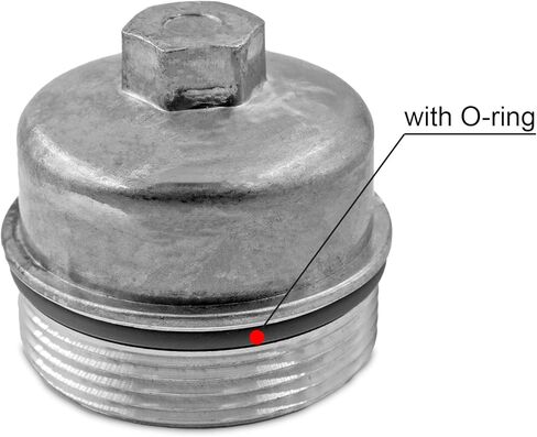 Upgrade Aluminum Oil Filter Cap, Oil Filter Housing Cap Compatible with Chevy 2011-2016 Cruze, 2009-2011 Aveo, 2012-2020 Sonic, 2015-2021 Trax, Also Fits G3 Astra, 2013-2021 Encore with 4 Cyl in Kuwait