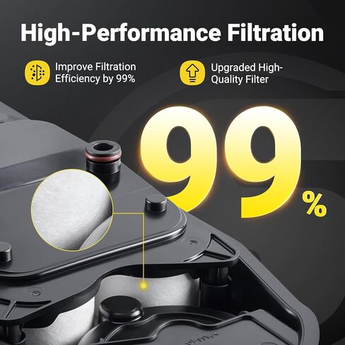 مرشح تهوية علبة المرافق مرشح CCV لمحرك الديزل الكمون ISB 6.7 متوافق مع 2008-2023 دودج رام 2500 3500 4500 5500، يستبدل CV52001 68002433AB 4936636 904-418 in Kuwait