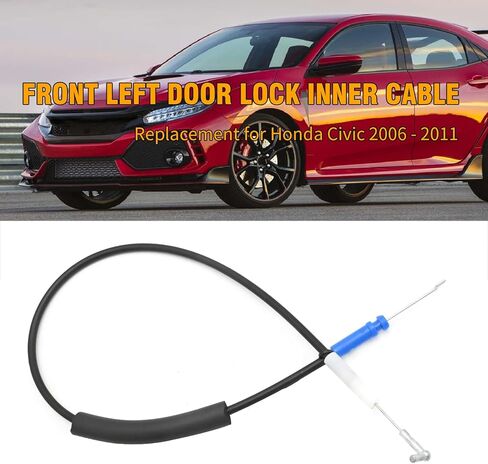 كابل قفل الباب الأمامي الأيسر من Anxingo 72173-SNA-A01، بديل لسيارة Honda Civic 2006 2007 2008 2009 2010 2011 in Saudi Arabia