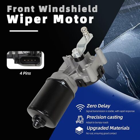 Front Windshield Wiper Motor 68030272AA Compatible with Chevrolet Traverse Uplander Sebring, Buick Enclave Terraza, Dodge Avenger Journey, Acadia, Outlook Replace OE 68044087AA 12335832 in Kuwait
