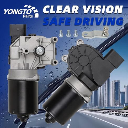 Front Windshield Wiper Motor 68030272AA Compatible with Chevrolet Traverse Uplander Sebring, Buick Enclave Terraza, Dodge Avenger Journey, Acadia, Outlook Replace OE 68044087AA 12335832 in Kuwait