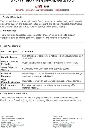 Gator Cases Lightweight ATA Molded Slant-Top Console Rack Case; 10U Top and 4U Side (GRC-10X4) in Kuwait
